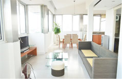 Duplex serviced apartment in Nguyen Truong To, near Truc Bach