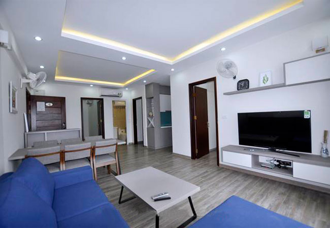 Fully furnished 3 bedroom for rent in Green Stars Pham Van Dong 