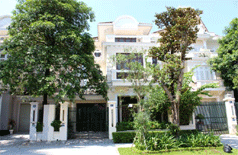 Semi furnished villa for rent in Block C1 Ciputra Hanoi